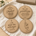 Scripture Cork Coasters — Set of 4